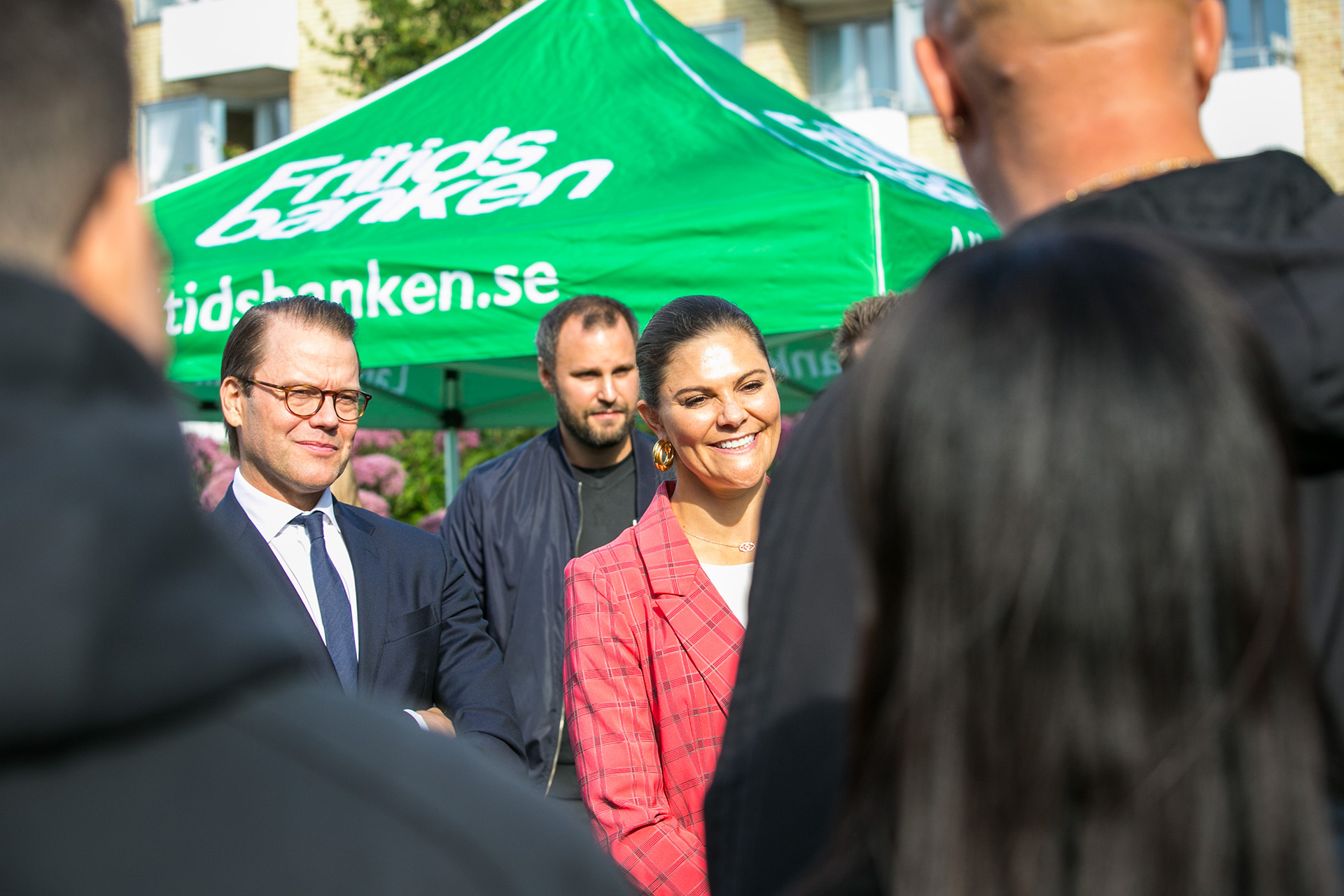 Prins Daniel, Erik Vilhelmsson, Sandvikens kommun, Kronprinsessan Victoria. Foto: Björn Lans